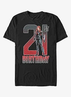 Marvel Black Widow 21st Birthday T-Shirt