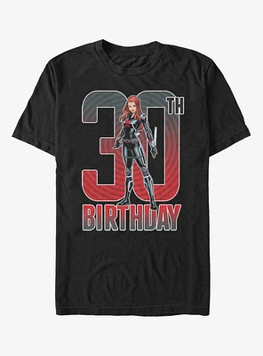 Marvel Black Widow 30th Birthday T-Shirt