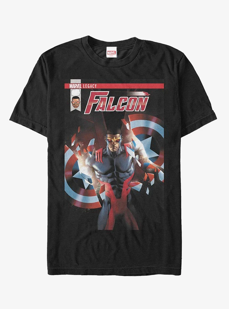 Marvel Falcon Captain Cover T-Shirt