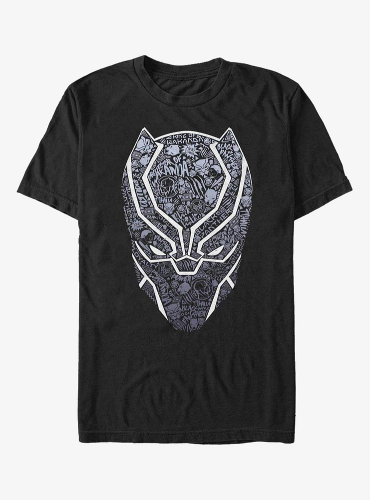 Marvel Black Panther Icon Fill T-Shirt