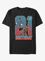 Marvel Black Panther Shuri Okoye 21st Birthday T-Shirt