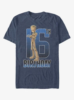 Marvel Guardians Of The Galaxy Groot 16th Birthday T-Shirt