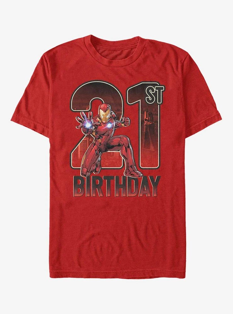 Marvel Iron Man 21st Birthday T-Shirt