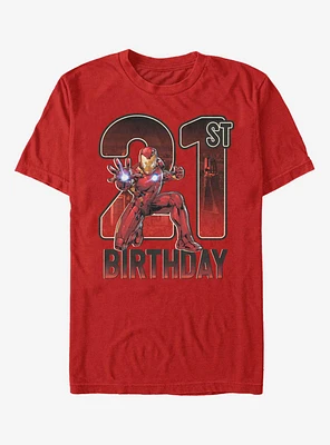 Marvel Iron Man 21st Birthday T-Shirt