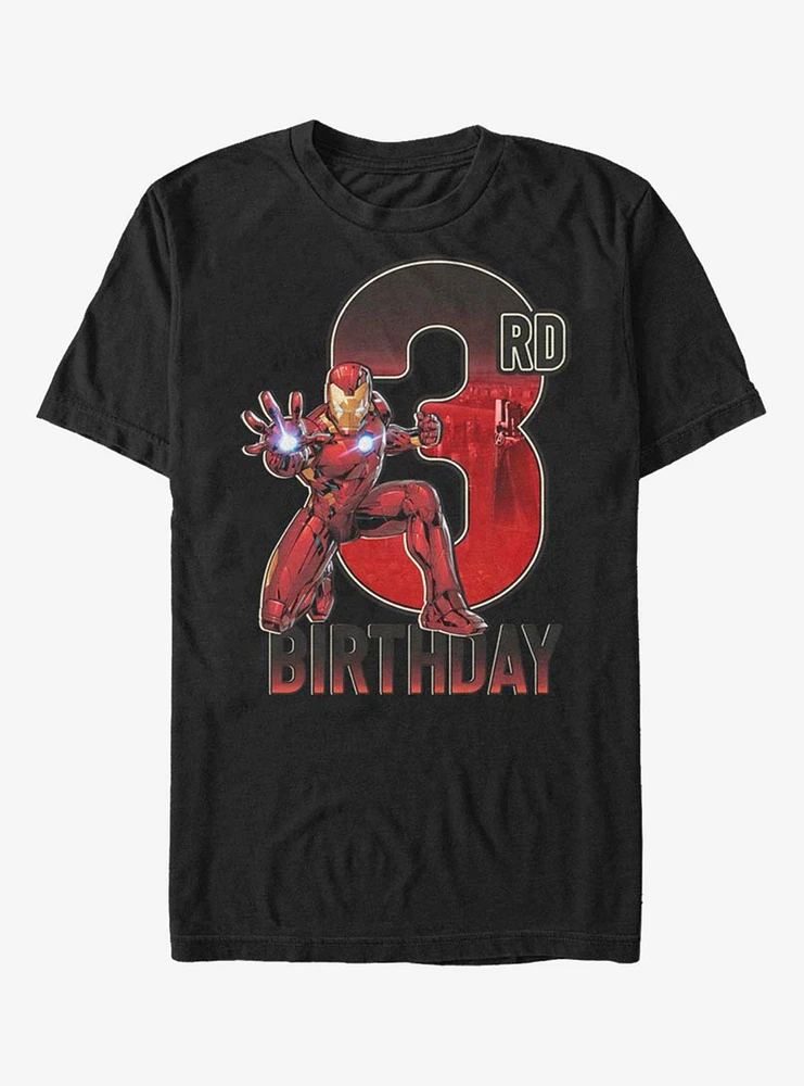 Marvel Iron Man 3rd Birthday T-Shirt