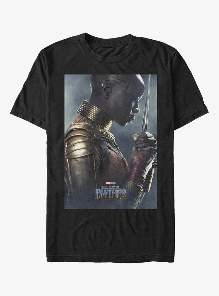 Marvel Black Panther Okoye Poster T-Shirt