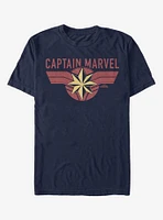 Marvel Captain Gold Logo T-Shirt