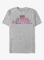 Marvel Captain Tie Dye Logo T-Shirt