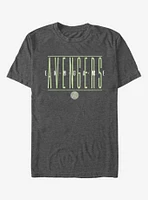 Marvel Avengers Strikethrough Text T-Shirt