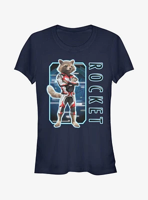 Marvel Guardians Of The Galaxy Rocket Armor Solo Box Girls T-Shirt