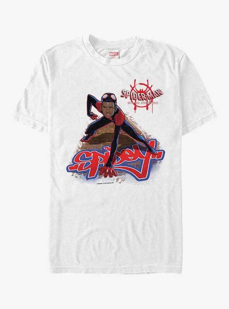 Marvel Spider-Man Miles Bricks T-Shirt