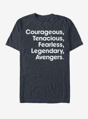 Marvel Avengers: Endgame Name List T-Shirt