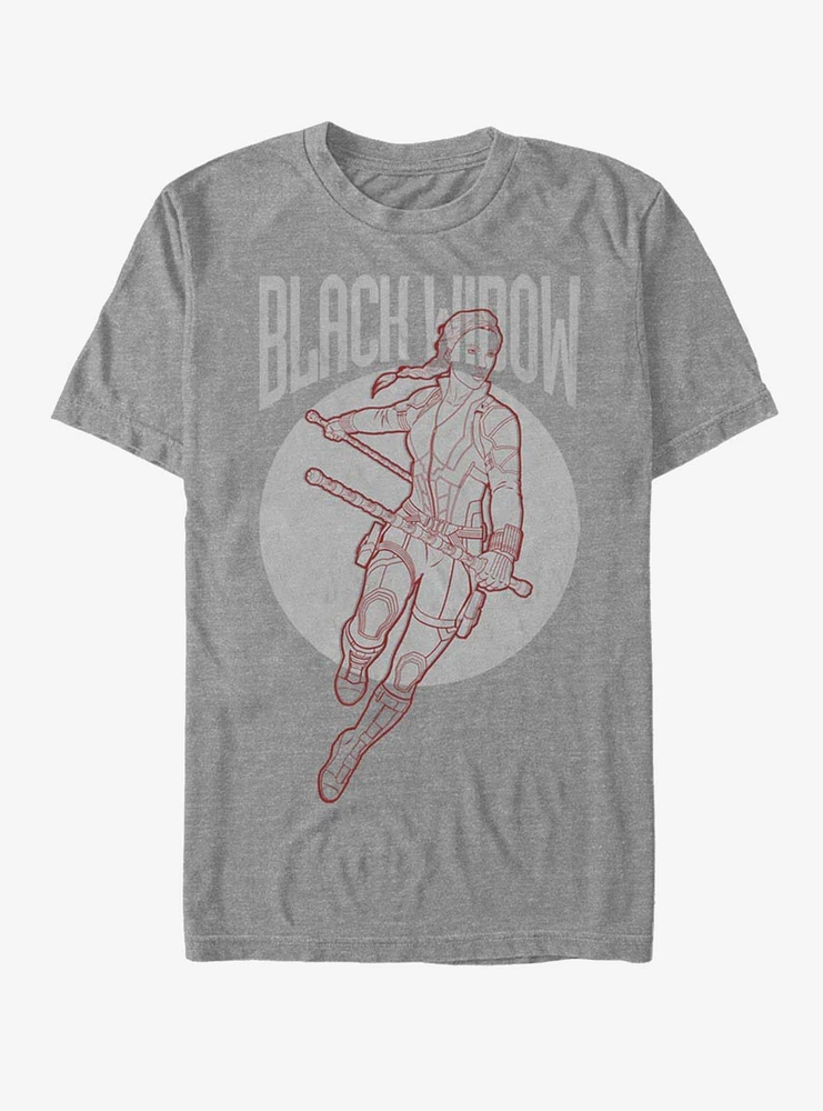 Marvel Avengers: Endgame Black Widow Simplicity T-Shirt