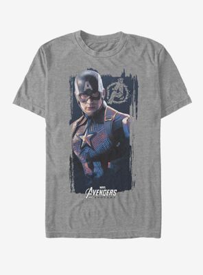 Marvel Avengers: Endgame Captain America Banner T-Shirt
