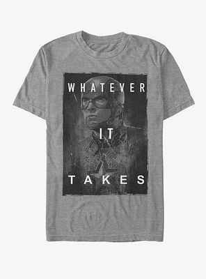 Marvel Avengers: Endgame Darken Captain America T-Shirt