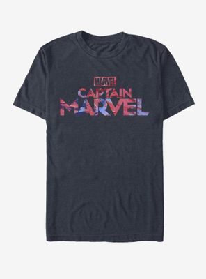Marvel Captain Logo Tie Dye T-Shirt