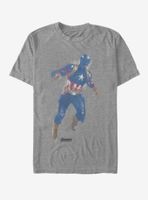 Marvel Avengers: Endgame Captain America Paint T-Shirt