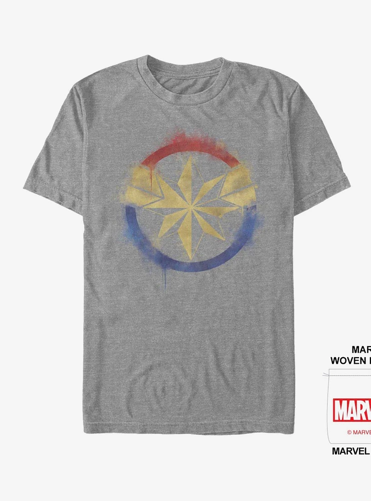 Marvel Avengers: Endgame Captain Spray Logo T-Shirt