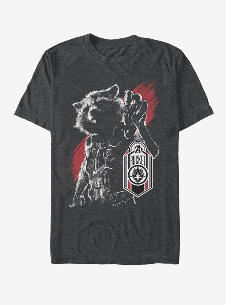 Marvel Avengers: Endgame Rocket Tag T-Shirt