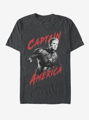 Marvel Avengers: Endgame High Contrast Captain America T-Shirt