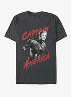 Marvel Avengers: Endgame High Contrast Captain America T-Shirt