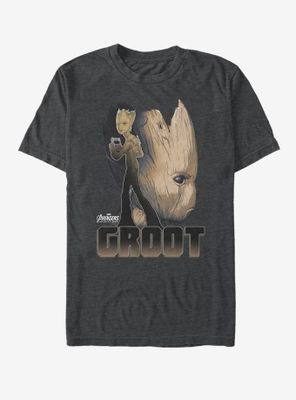 Marvel Guardians Of The Galaxy Groot Sil T-Shirt