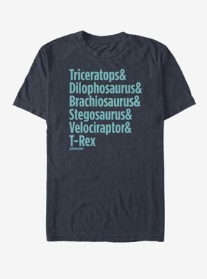 Jurassic Park Dinosaurs And T-Shirt