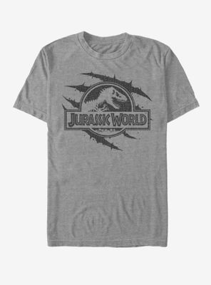 Jurassic World Logo Scale Slash T-Shirt
