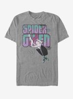 Marvel Spider-Man: Into The Spiderverse Gwen Swinging T-Shirt