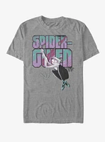 Marvel Spider-Man: Into The Spiderverse Gwen Swinging T-Shirt