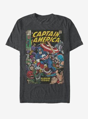 Marvel Captain America Front Cover T-Shirt