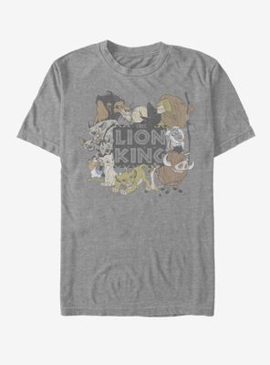 Disney The Lion King Distressed Group T-Shirt