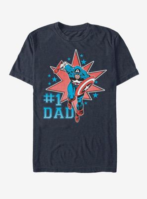 Marvel Captain America Number One Cap T-Shirt