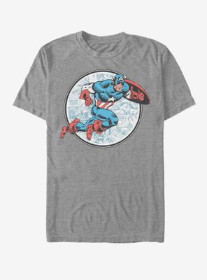Marvel Captain America Retro Cap T-Shirt