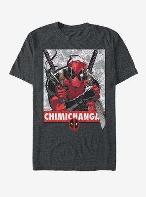 Marvel Deadpool Obey The Chimi T-Shirt