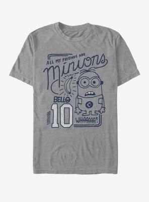 Despicable Me Minions No Adulting T-Shirt