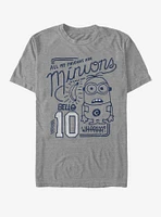 Despicable Me Minions No Adulting T-Shirt