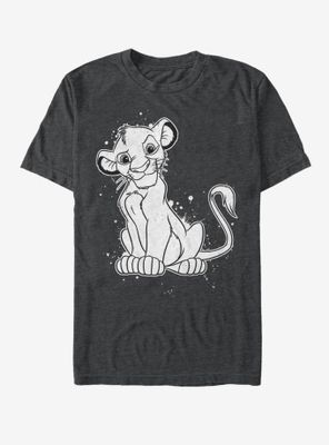Disney The Lion King Simba Splatter T-Shirt