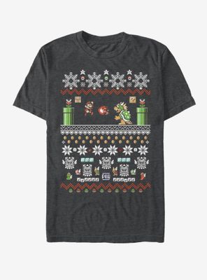 Nintendo Super Mario Christmas Stack T-Shirt