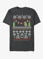 Nintendo Super Mario Christmas Stack T-Shirt