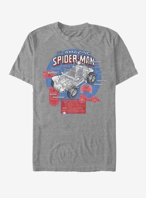 Marvel Spider-Man Amazing Spider Mobile T-Shirt
