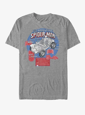Marvel Spider-Man Amazing Spider Mobile T-Shirt