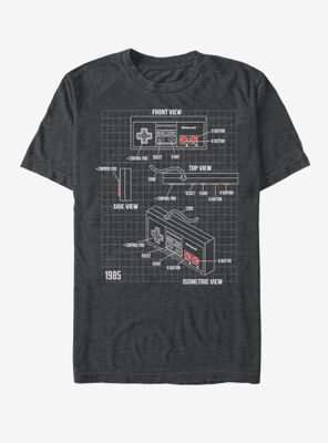 Nintendo NES Schematic T-Shirt