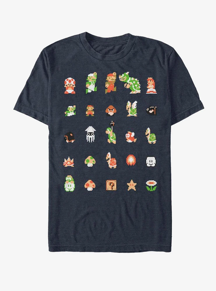 Nintendo Super Mario Cast T-Shirt