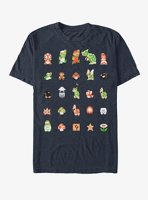 Nintendo Super Mario Cast T-Shirt