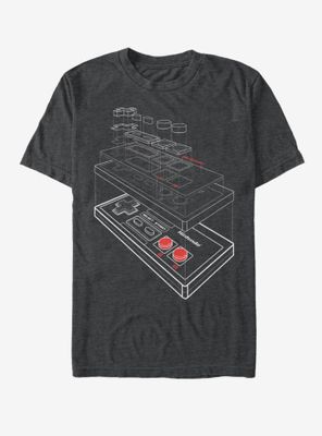 Nintendo System Breakdown T-Shirt