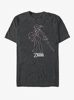 Nintendo The Legend Of Zelda Splattered Link T-Shirt