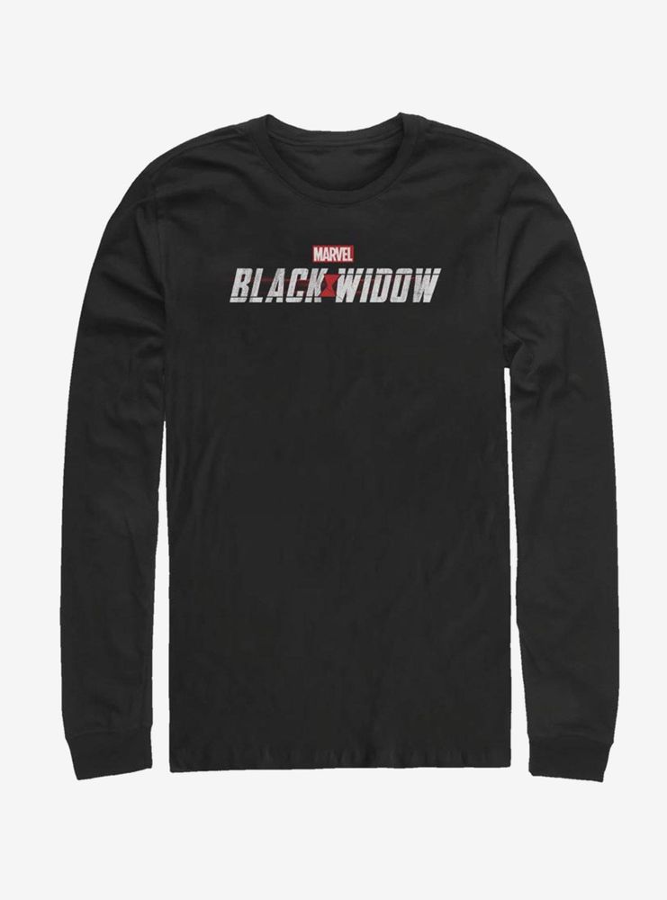 Marvel Black Widow 2019 Logo Long-Sleeve T-Shirt