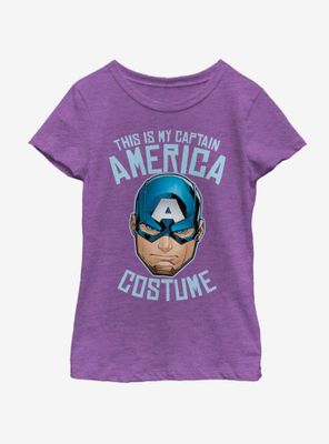Marvel Captain America Costume Youth Girls T-Shirt