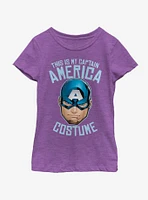 Marvel Captain America Costume Youth Girls T-Shirt